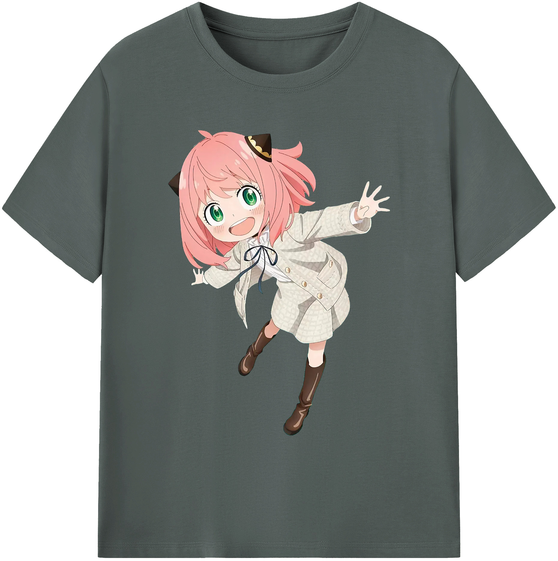 （画像用） SPY×FAMILY间谍家家酒 綿100％ メンズ半袖Tシャツ｜肌触りやわらか＆通気性
